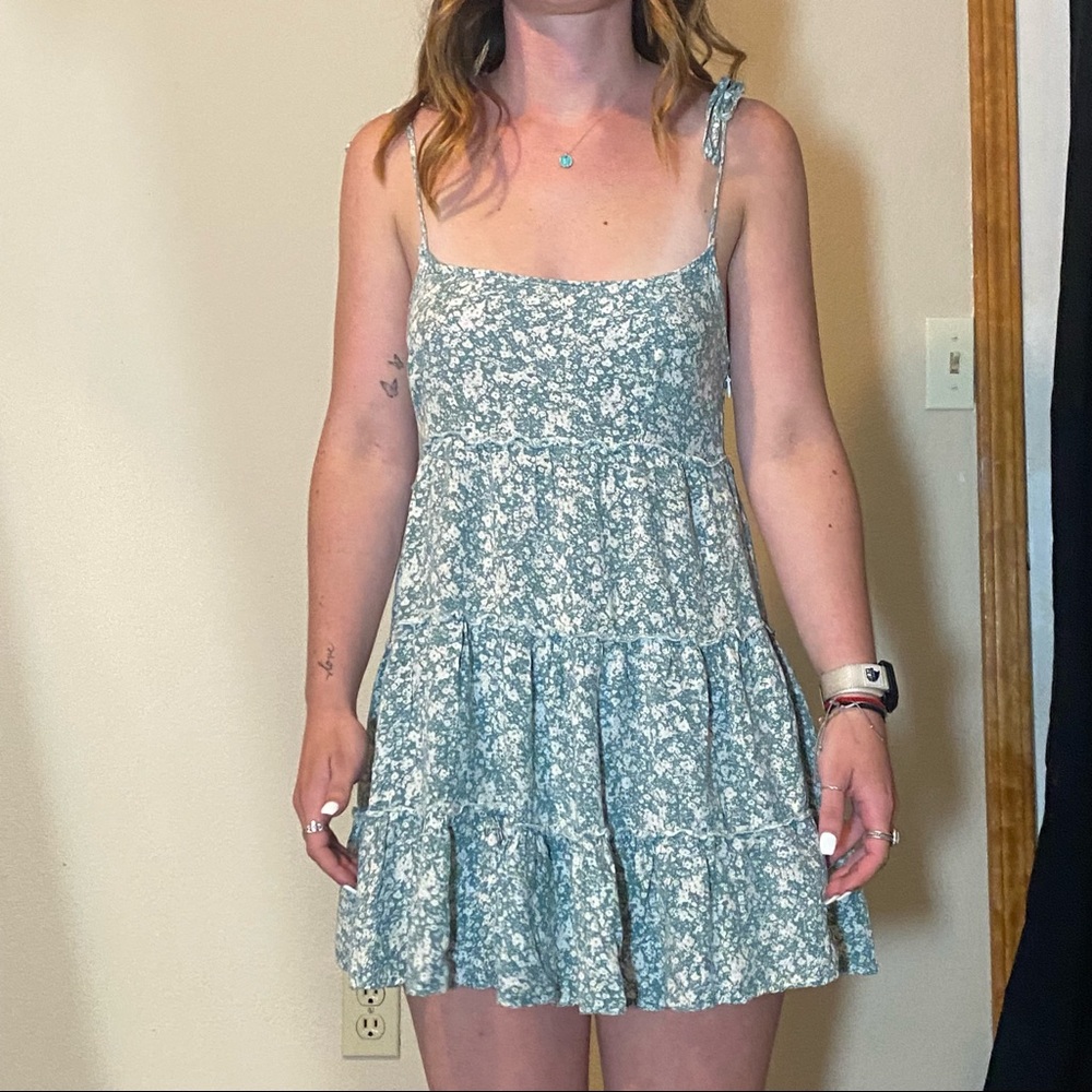 Shein green sundress